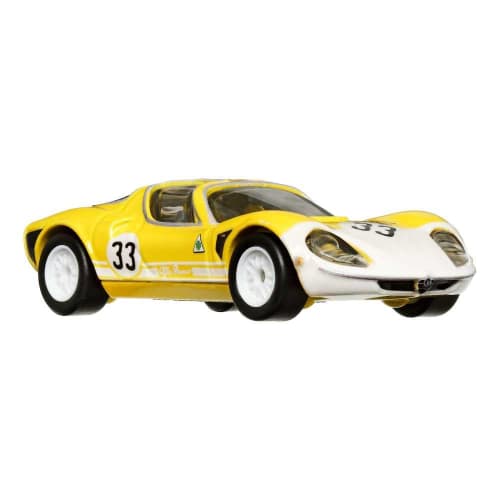 Hot Wheels Car Culture Exotic Envy Alfa Romeo 33 Stradale (Ages 3 and up) HCJ91 Yellow 1/64 Scale