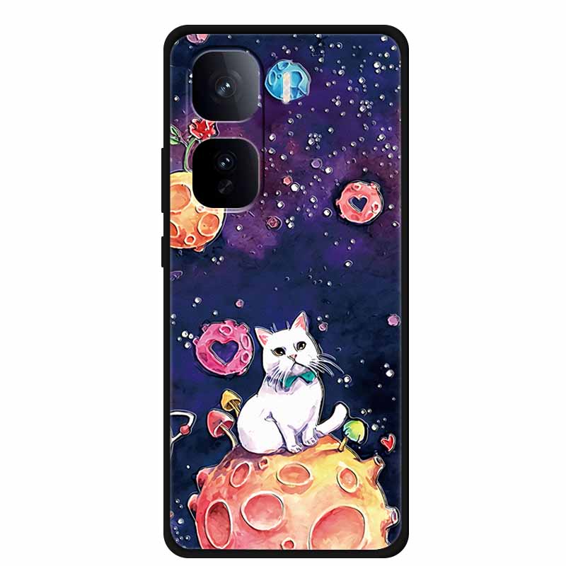 3D Emboss Case For Vivo iQOO Neo 10 Pro Plus Phone Case Flower Silicone Soft Back Cover Coque For Vivo iQOO Neo10 Pro Case Funda