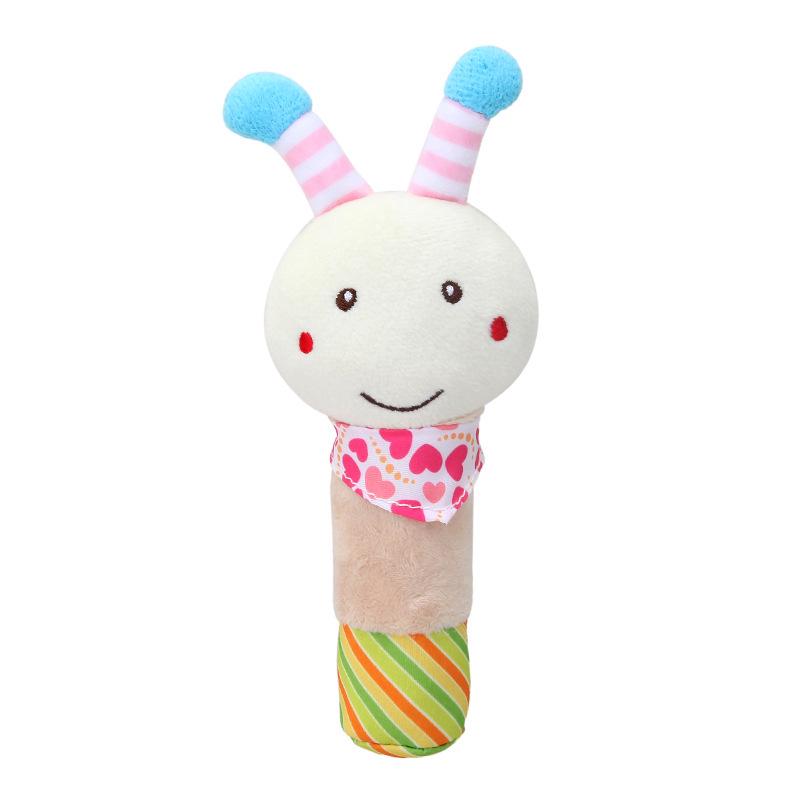 Baby Rattles Toys 0-24 Months Mobile Hanging Bed Stroller Toddler Grab Ability Training Plush Toys for Newborn Boys Girls Gifts