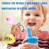 Cartoon Animal Drinking Sound Straws Talking Straws With Water And Liquid Sensors And 9 Interesting Sound Effects, Children'S Gifts For Children