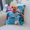 E-Erling B-Braut FootballStar H-Haaland Poduszka Poduszka Anime Pokrowiec na Poduszkę do Kanapy Łóżka Zagłówek Pokrowiec na Poduszkę 45x45 cm Moda