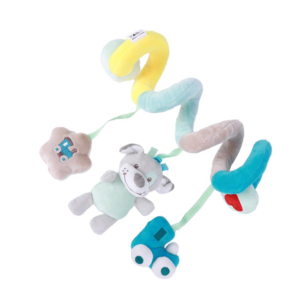 Infant Spiral Activity Toy Hanging Baby Crib Plush Toys for Stroller Crib Car Seat