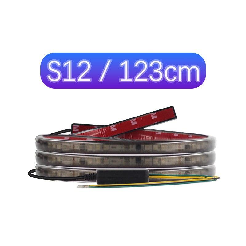 

12 В/24 В Автомобильные светодиодные стримерные задние фонари Грузовик Пикап Неоновые предупредительные стоп-сигналы Лампа указателей поворота