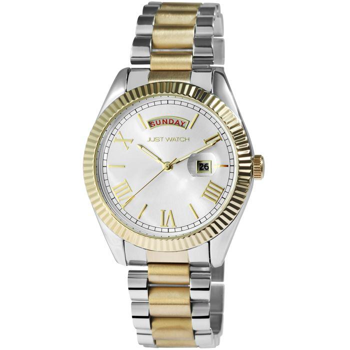 Men's Watch - Luka - Two-tone Silver/gold - 41 Mm Case - Stainless Steel Bracelet