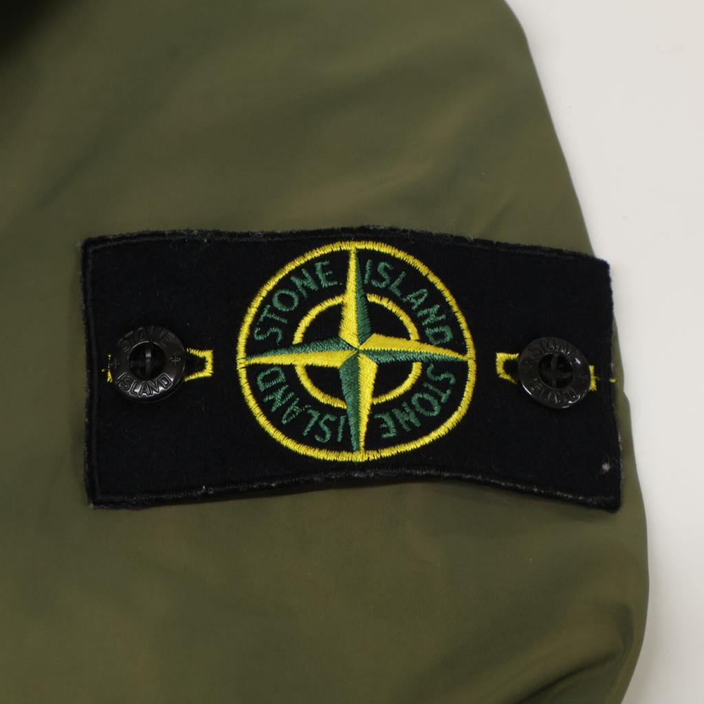 STONE ISLAND 741540922 Green 21 Stainless Steel Nylon Repsfield Jacket Jacket M khakiUsed