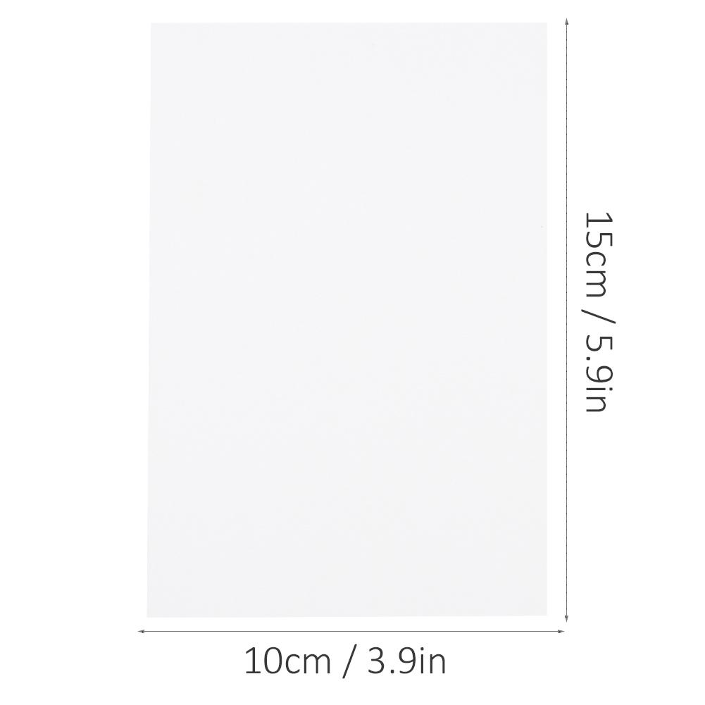 100Pcs White Cardstock Paper Thick Chipboard Used for Book Cover Tagboard Photobook Envelope