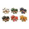 Cute Cartoon Cat Couple Brooch Set - Versatile Backpack Badge & Decorative Accessory