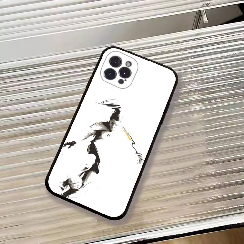 Abstract figure Soccer Support Phone Case For iPhone 17, 16,15,14,13,12,11 Plus,Pro Max, Others Soft Black Cover