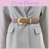 Leather Belt With Alloy Buckle For Fashionable Casual Wear