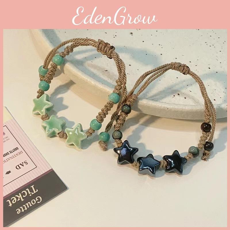 Ethnic Handmade Style Star Bracelet Geometric Dopamine Beads Unisex Jewelry Wrist