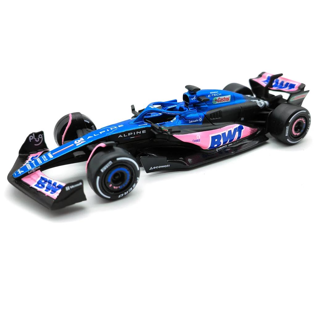 ABBP1 Bburago 1:43 BWT Alpine 2023 A523 #10 #31 F1 Racing Formula Car Static Simulation Diecast Alloy Model Car