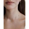 (925 Silver) Crystal Berry Link Chain Necklace Nz2413
