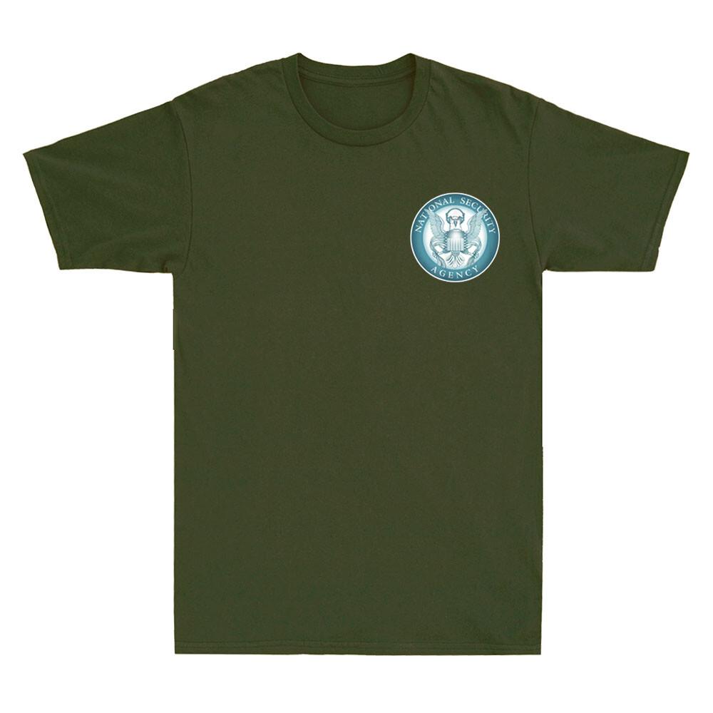 National Security Agency Nsa Spy Data Eagle Sigint Pocket Novelty Unisexs Tshirt