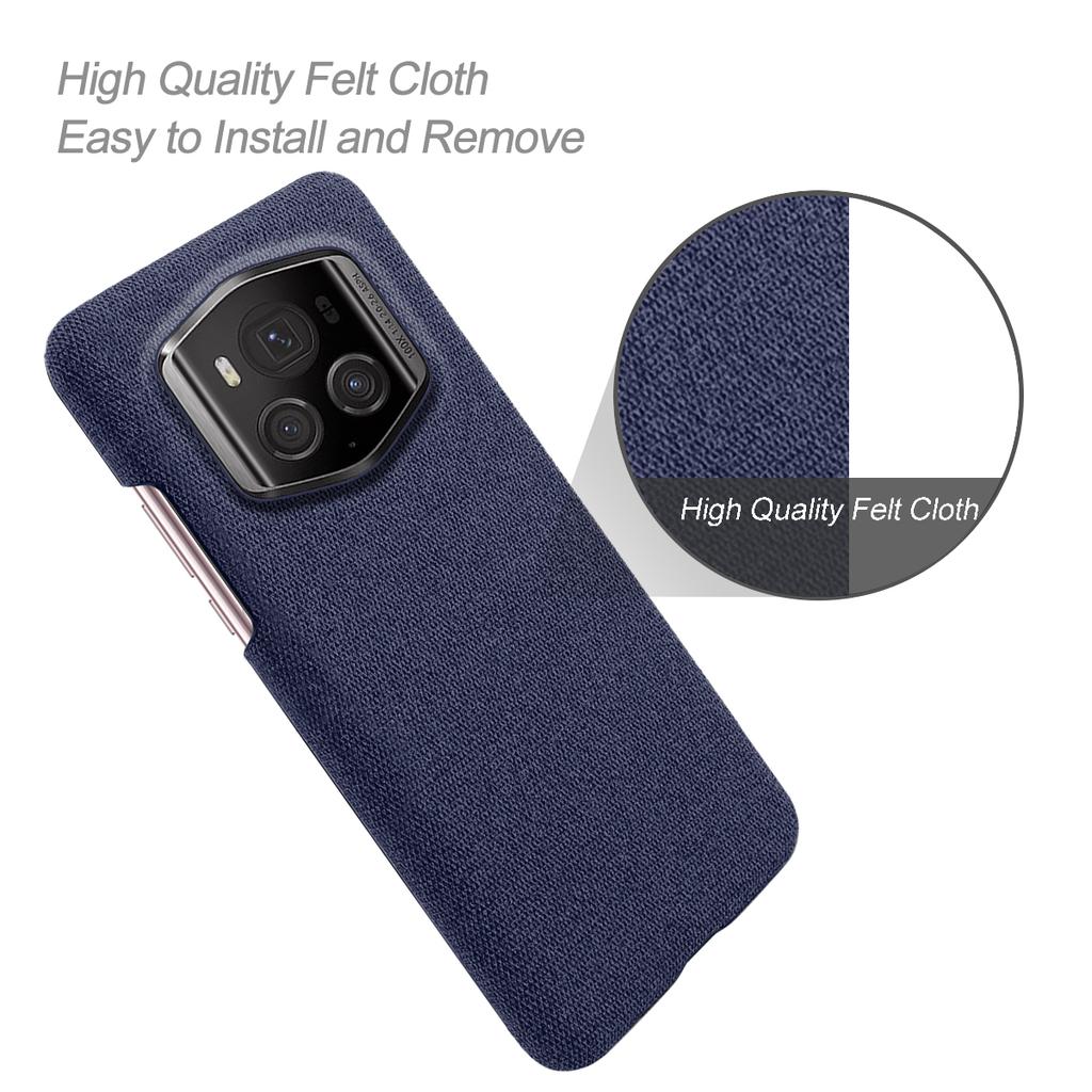 For Honor Magic6 RSR Porsche Design 5G Phone Cover Cloth+PC Drop-proof Back Case