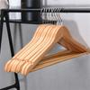 High-Grade Natural Wooden Shirt Coat Hangers Garments Clothes Trouser Bar