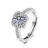 Anillo Princesa de Plata de Ley S925 con Diamante Simuladopara Mujer