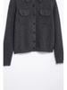 TAOP&ZA Early Spring Women's Knit Short Jacket with Turn-Down Collar and Pocket Details