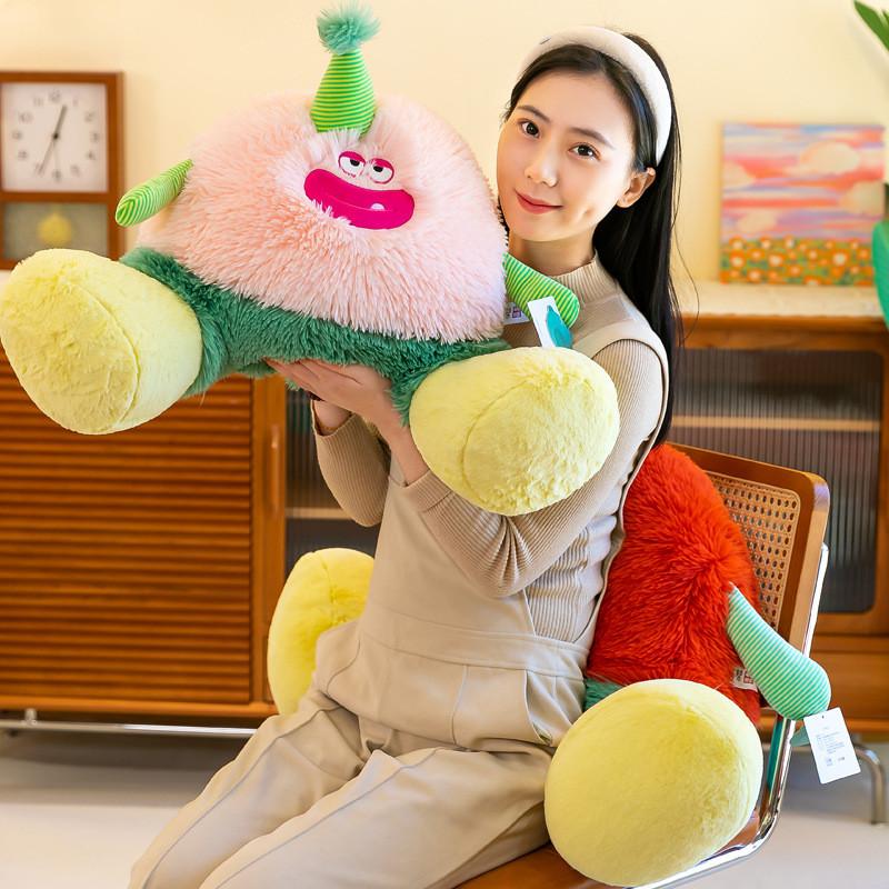 Monster Soft Bigfoot Plush Toy Doll Backrest Pillow Childrens Birthday Gift