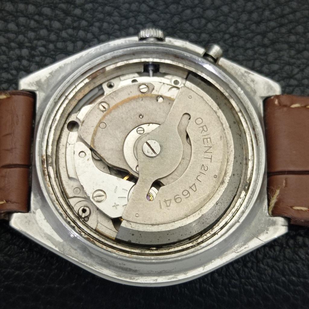 USED VINTAGE ORIENT AUTOMATIC 46941 JAPAN MENS ORIGINAL DIAL WATCH a702257-5 R123-a702257