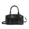Cowhide Women, One Shoulder Diagonal Pillow Bag, Simple Fashion Bag, Genuine Leather.