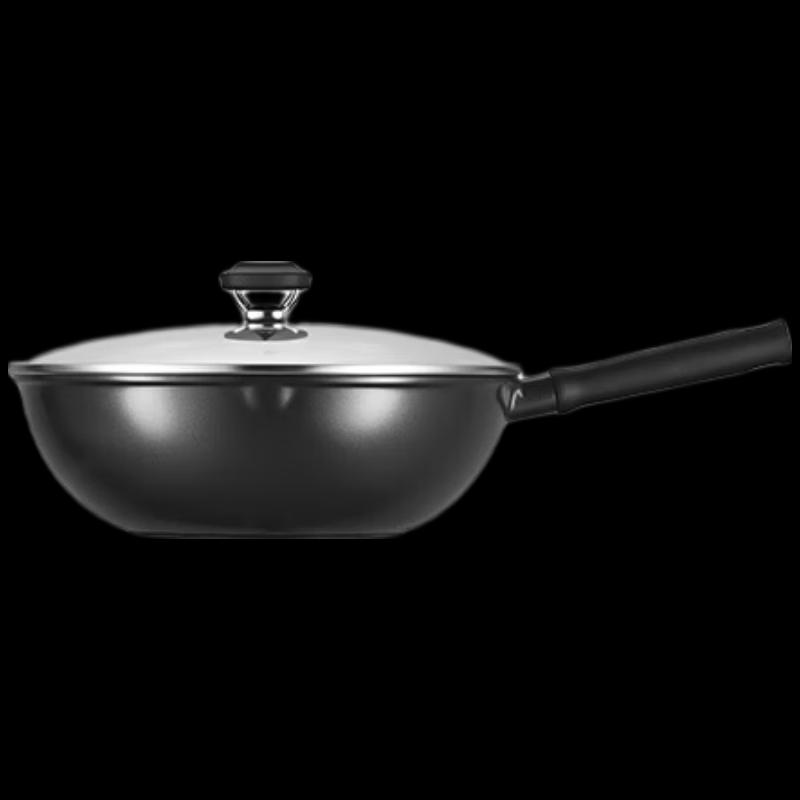 COOKER KING 32cm Non-stick Wok & Frying Pan Set