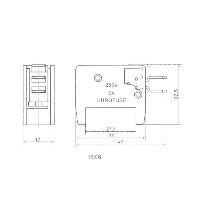 HUROFUSE RX6 Plug-in & RX7 External Mount Microswitch - Brand New, Original, In Stock.