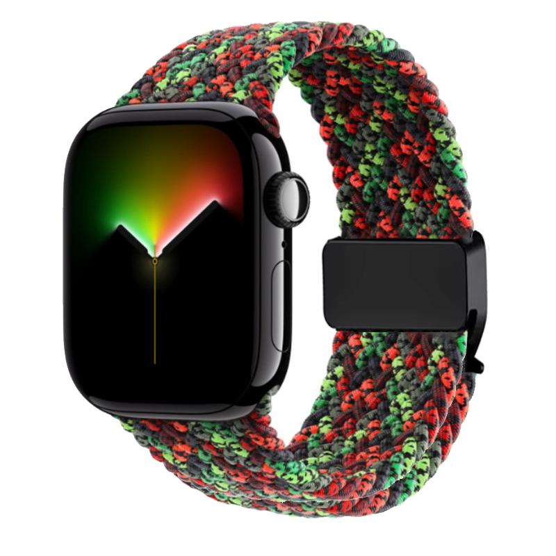Parachute Braided Strap For Apple Watch Bands Ultra 3 40mm 44mm 46mm 42mm 45mm Black Unity Bracelet IWatch Series 11 9 8 10 7 SE