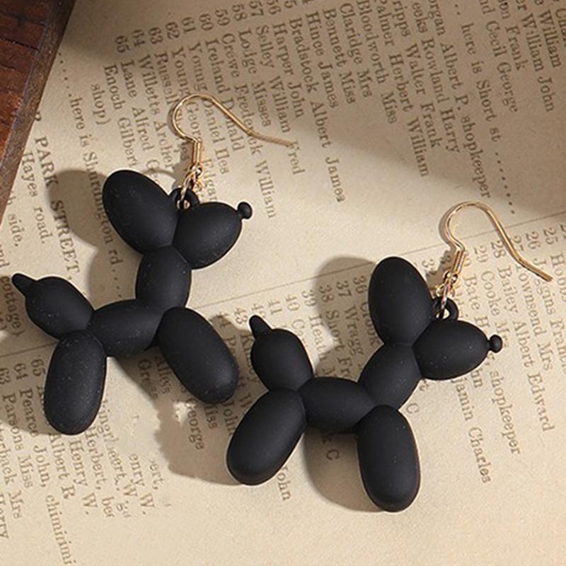 Neue Trendige Bunte Ballonhund Ohrringe für Damen Mädchen Tägliche Accessoires Party Kunst Ästhetik Schmuck Geschenk Mode Ohrhänger
