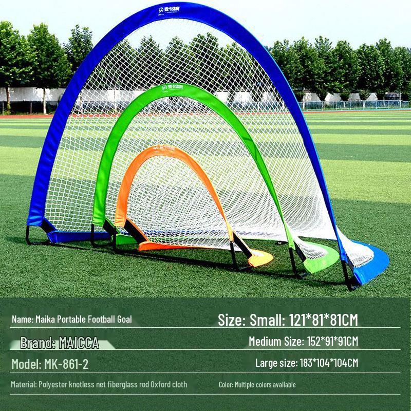 Portable Children s Folding Football Goal Net for Outdoor Toddler Futsal