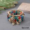 Bohemian bracelet creative tassel multi-layer beaded bracelet