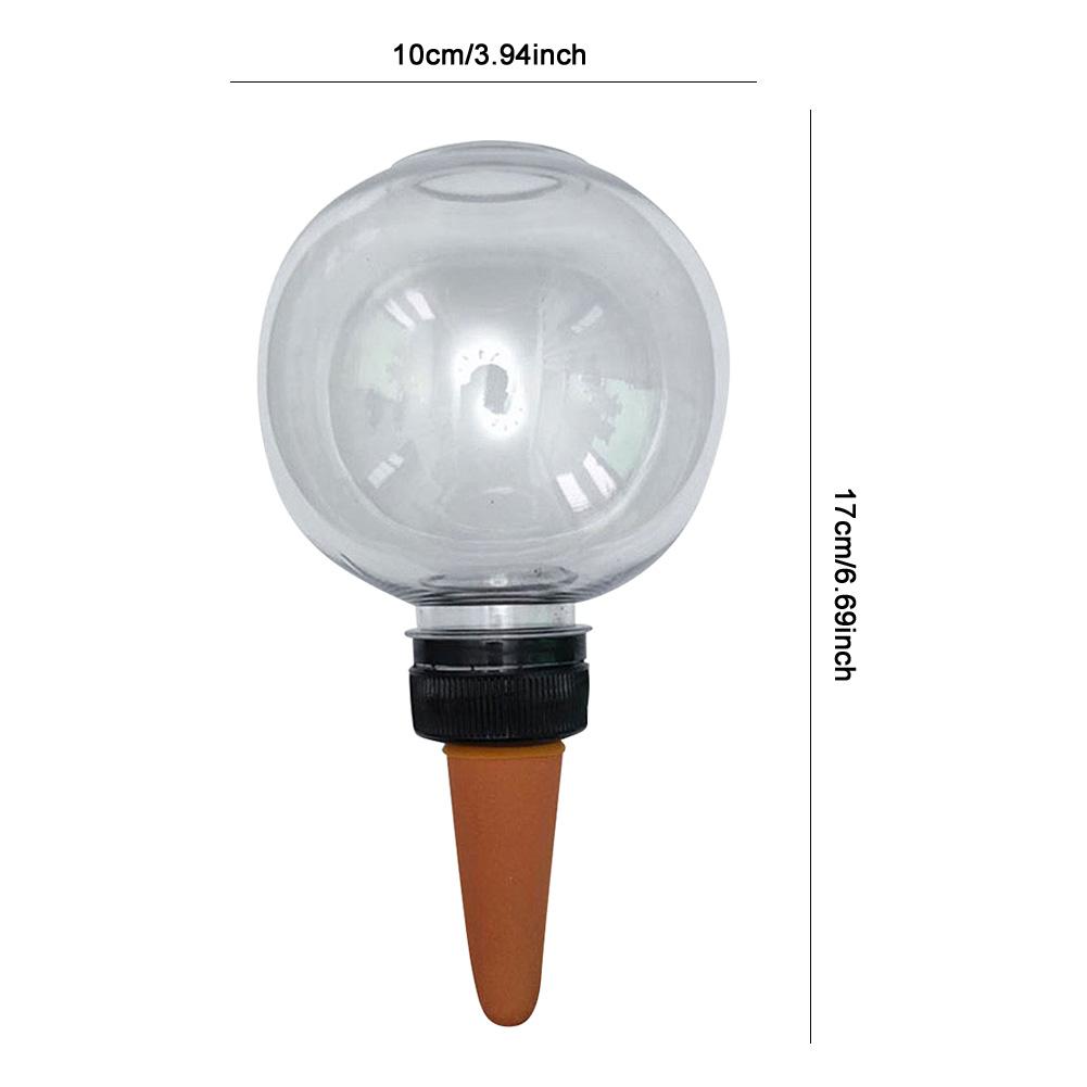 4Pcs 500ML Plant Watering Globes Transparent Self Watering Bulbs Plastic Water Seepage Device for Indoor Outdoor Plant