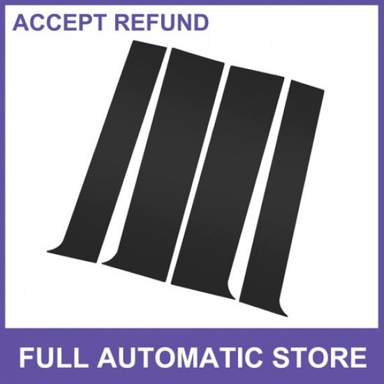 4Pcs Door Pillar Window Trim for GMC Canyon 15-22 Black