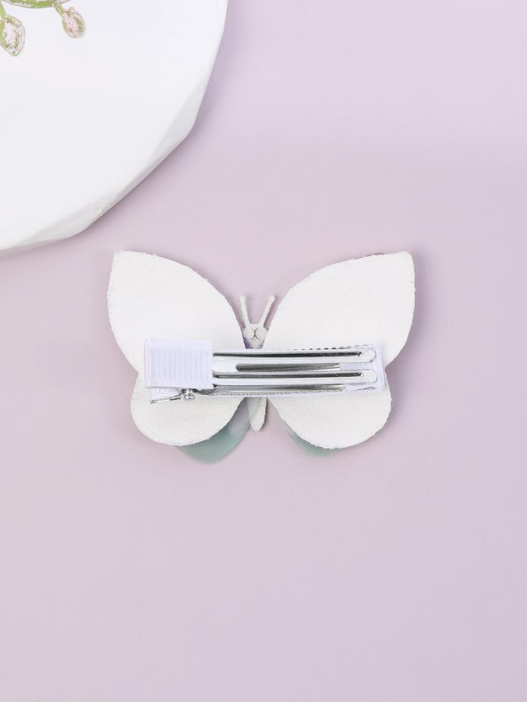 Clipsuri de păr fluture cu sclipici pentru fete, agrafe de păr din plasă în culori curcubeu, barrete de butic pentru copii, accesorii de păr