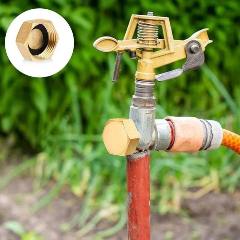 1/2Inch NPT Copper Threaded Pipe Cap Heat Resistant Durability Plug Profession For Pipe End Sealing And System Upgrades