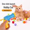 Interactive Cat & Dog Toy Gun Launcher for Self-Play