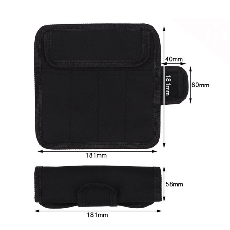 Practical Tool Roll Storage Case Bag with Multiple Pockets for Organizing Pouch