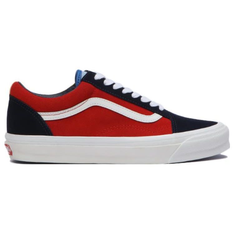 Vans OG Old Skool LX Off The Wall - Navy Red Unisex Sneakers Blue VN0A4P3XY9T