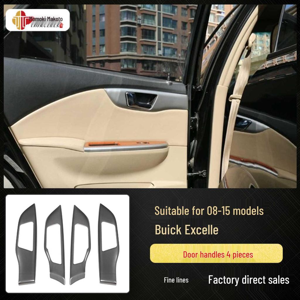 Fits 2008-2015 Buick Excelle: wood trim, carbon fiber interior, navigation, gear shift, center console sticker.
