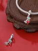 Charm Bead Component Copper Metal Colors Brand New Year Lion Dance Bead Component Designed For Authentic Original Bracelet High Quality Fine Jewelry