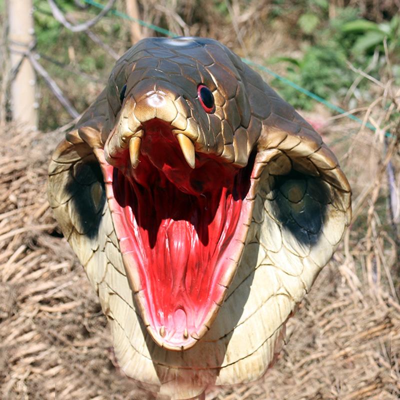 Halloween animal mask snake horror mask headgear scary prank prop party horror mask
