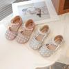 2026 Spring/Summer Sequin Pearl Mary Jane Shoes for Girls