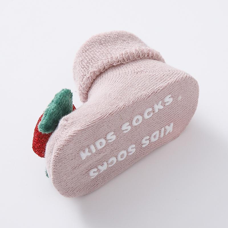 Skarpetki dla dzieci Antypoślizgowe skarpetki dla maluchów Skarpetki dziecięce Skarpetki z kreskówkowym motywem w stylu świątecznym dla chłopców i dziewczynek