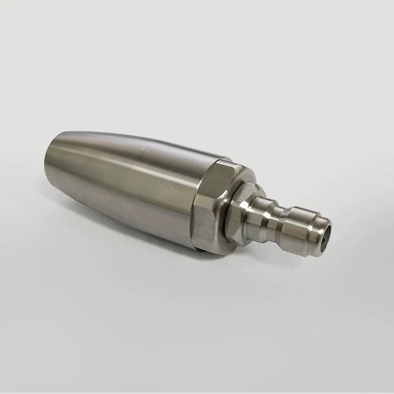 Boquilla Turbo de Lavado de Acero Inoxidable de Alta Presión 3600psi/200bar Conexión Rápida de 1/4 de Pulgada Chorro Giratorio Limpiador