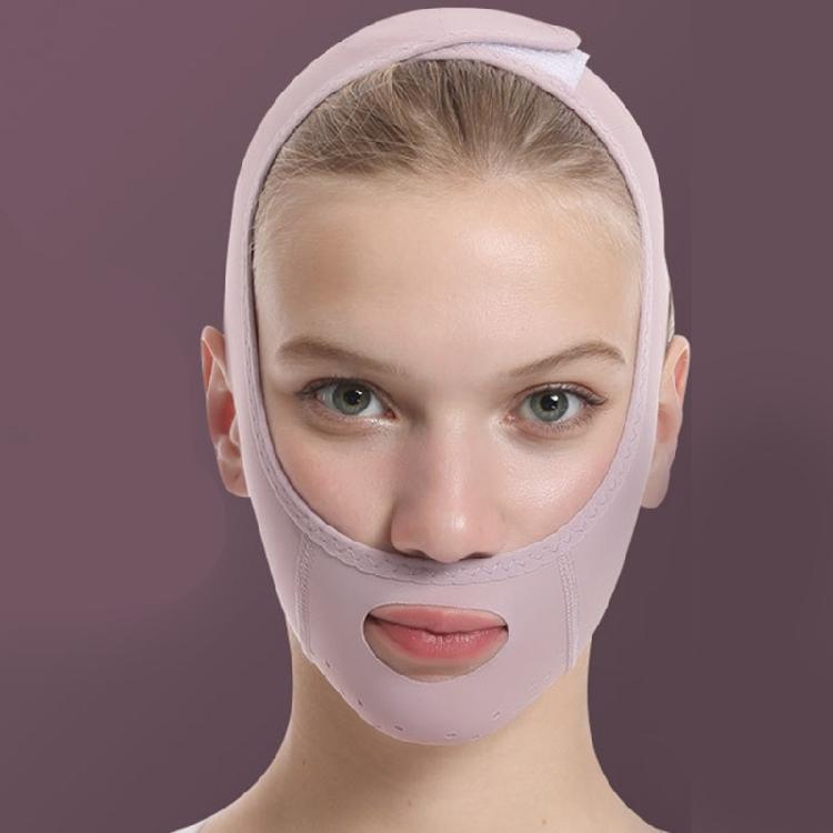 Wiederverwendbare V-Line Lifting-Maske mit Kinnband zum Schlafen, Gesichtsstraffungsband V-Form Schlankheits-Gesichtsmaske zur Vorbeugung von Hängewangen