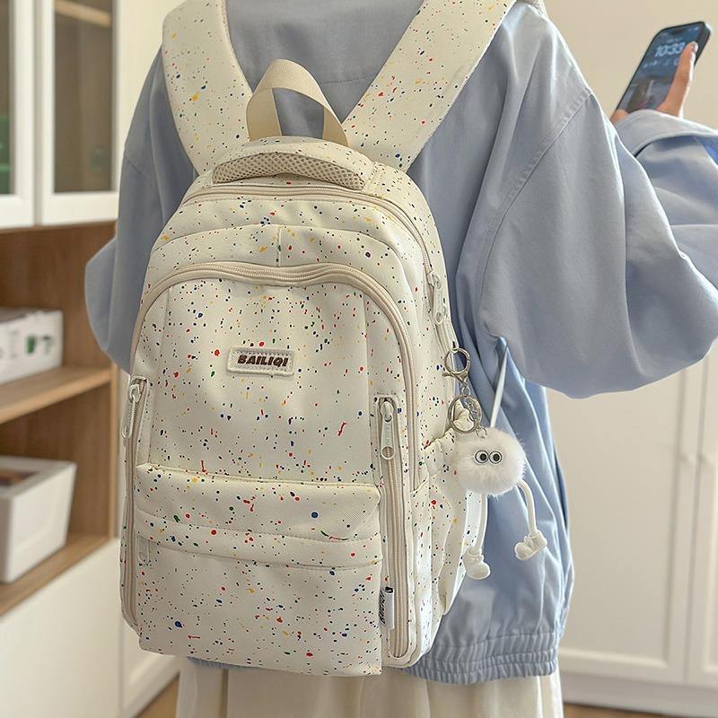 Hochwertiger, frischer und süßer, kleiner floraler Rucksack, leichter Rucksack mit großem Fassungsvermögen für Mittelschüler