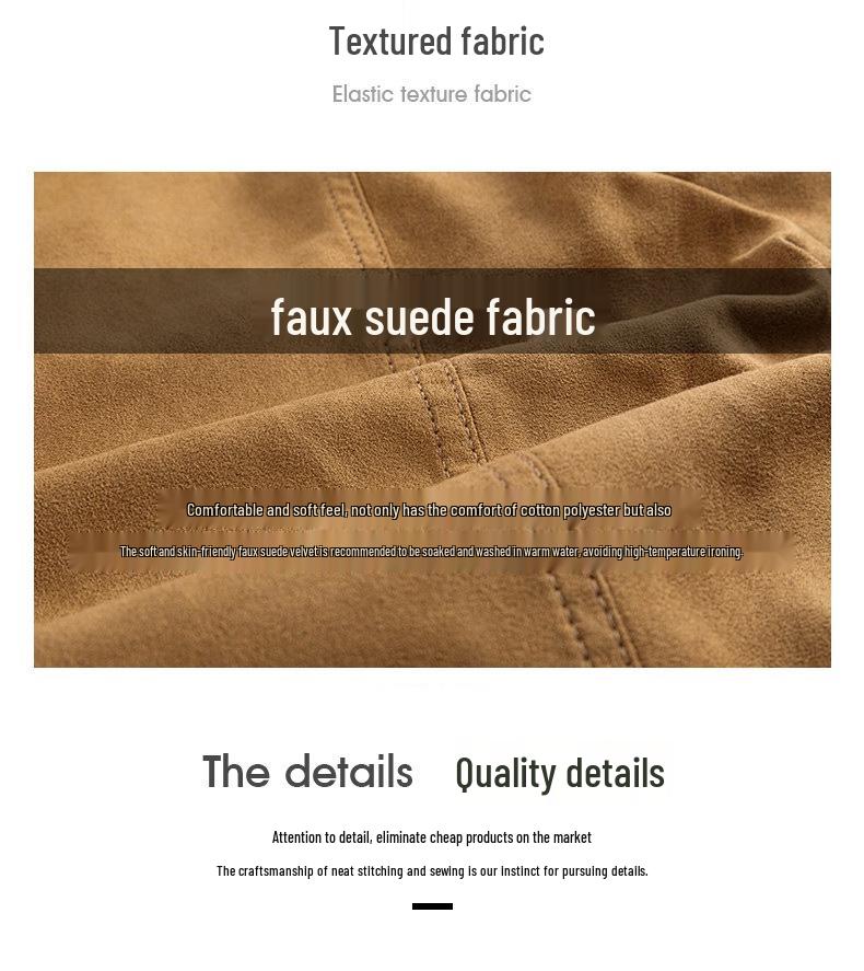 Herrjacka i borstat mockatyg - Brittisk stil, Vår/Höst Trend