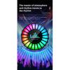 Car air outlet aromatherapy rhythm light car mounted perfume pickup light voice controlled music atmosphere light