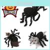 Halloween Pet Dog And Cat Black Spider Dress Up Cosplay Costume For Funny Party