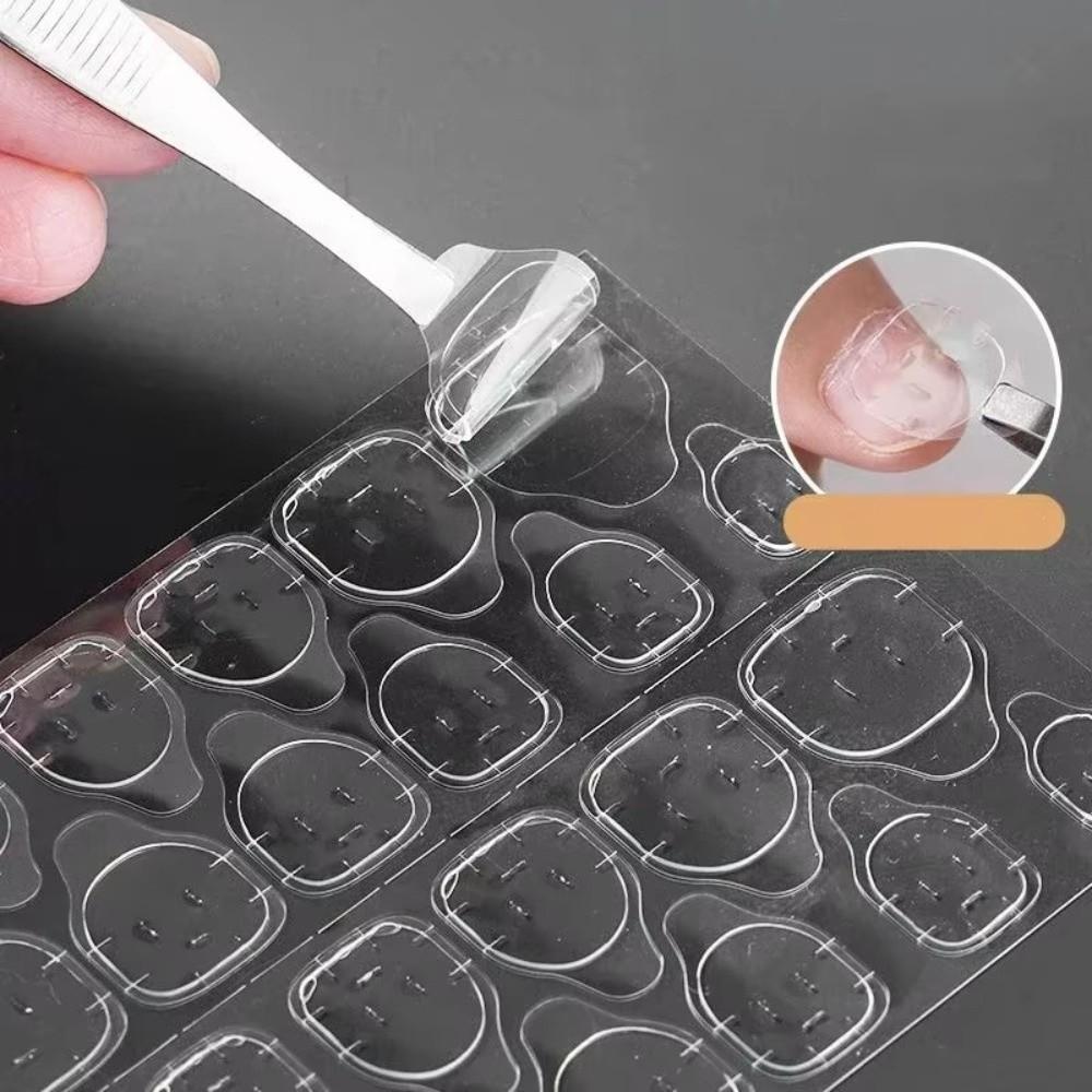 Transparent Double Sided Stickers Self Adhesive UV Jelly Nail Glue New Nail Jelly Glue  Women