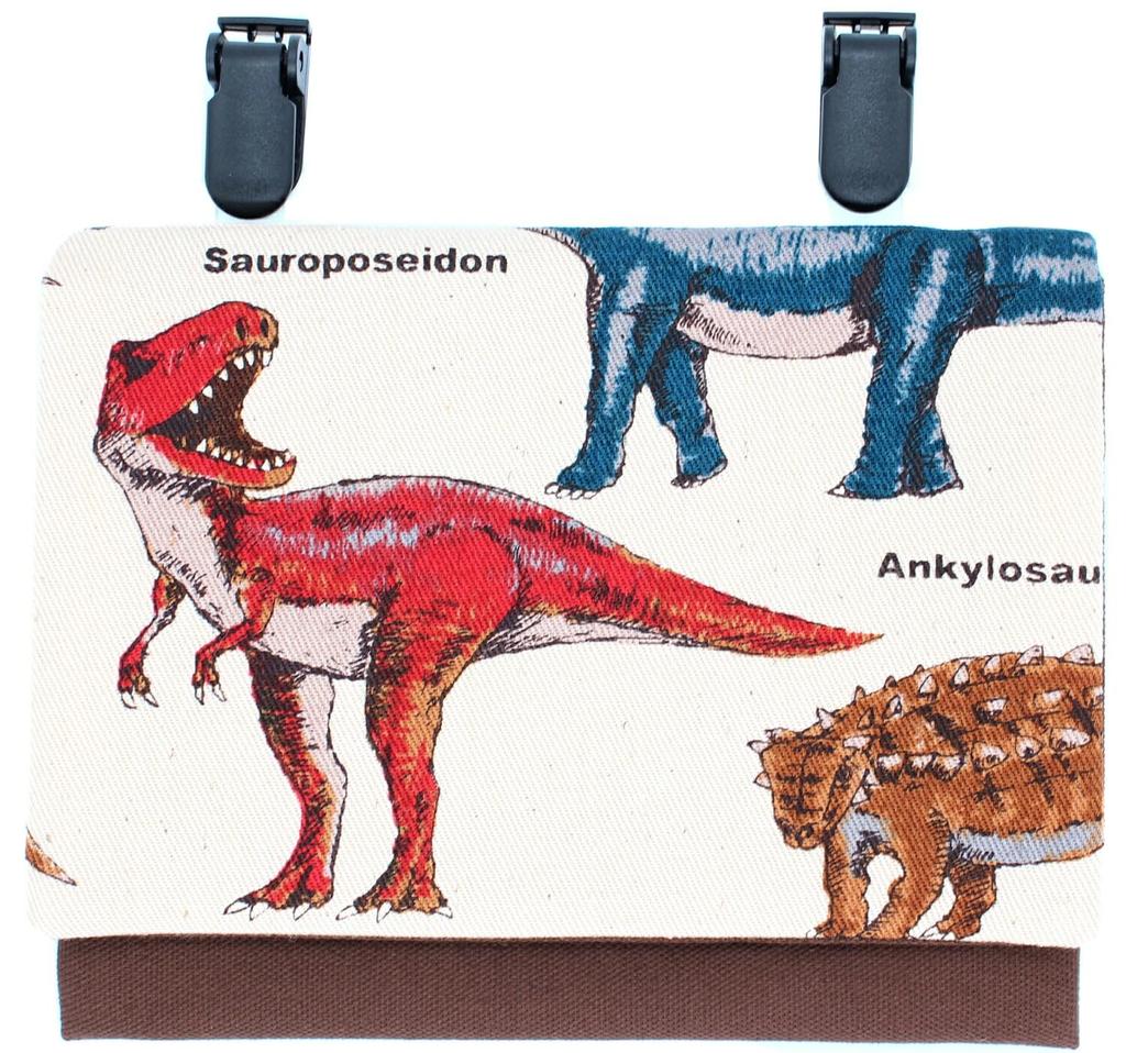 Jewelry Shop M Portable Clip Pocket Pouch for Elementary School Simple Pocket Made in Tyrannosaurus BE Pok Boys, Pouch, Japan, Green, Dinosaur, Rex,